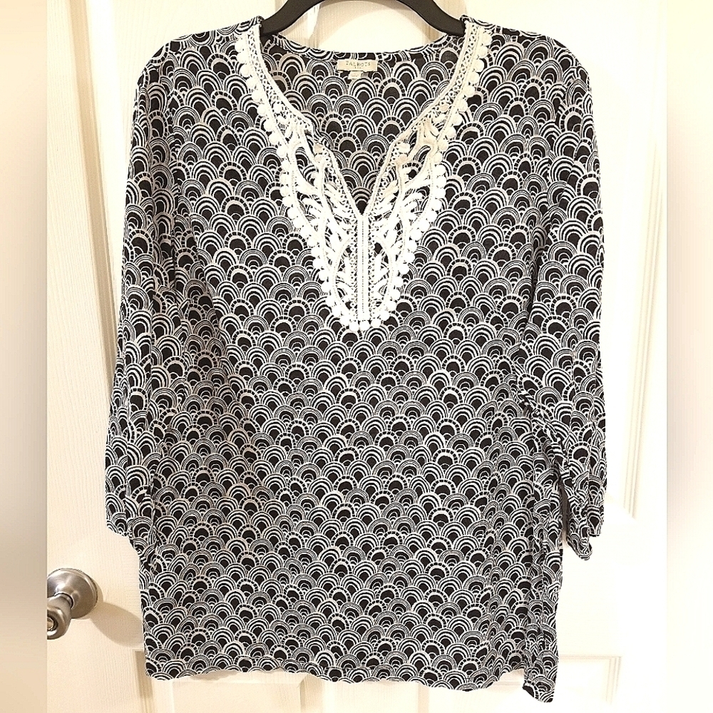 Talbots Top 100% cotton